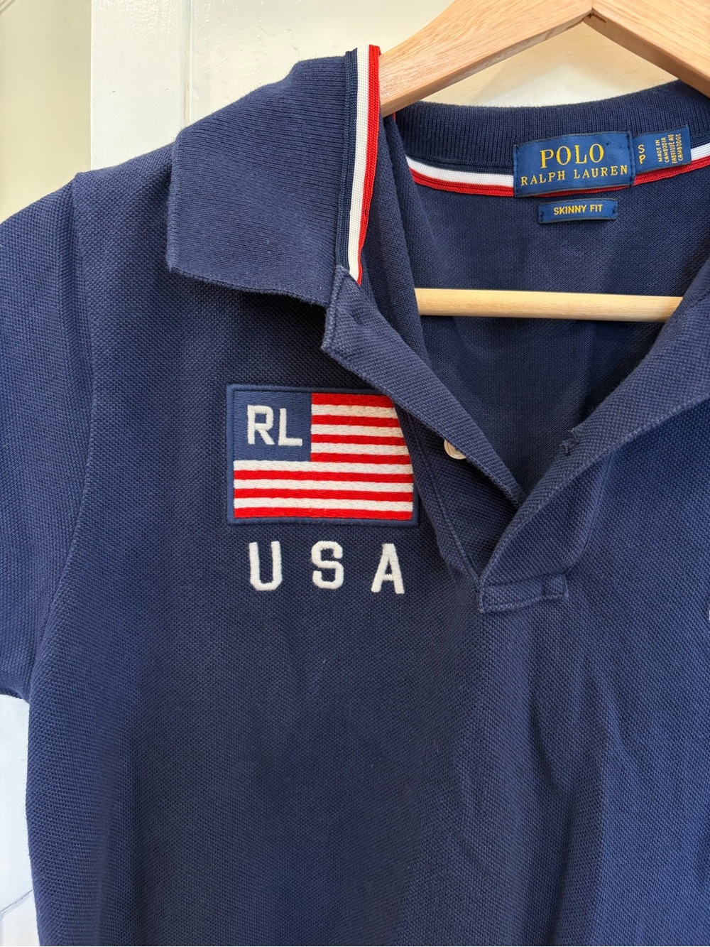 Polo Ralph Lauren Navy Blue Polo Shirt Dress Skinny Fit Womens S - Picture 2 of 8